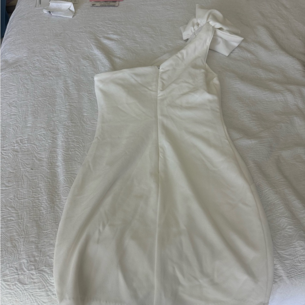 Lulus Utterly Pretty One Shoulder Mini Dress Sz S… - image 3